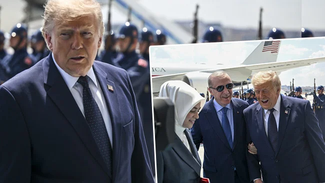 ABD Başkanı Trump, Ankara'ya geldi: İşte Cumhurbaşkanı Erdoğan ve Trump arasında geçen ilk konuşma