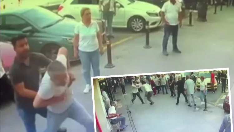 Otogara babasını almaya gelen taksici ile diğer taksiciler birbirine girdi: 2 yaralı