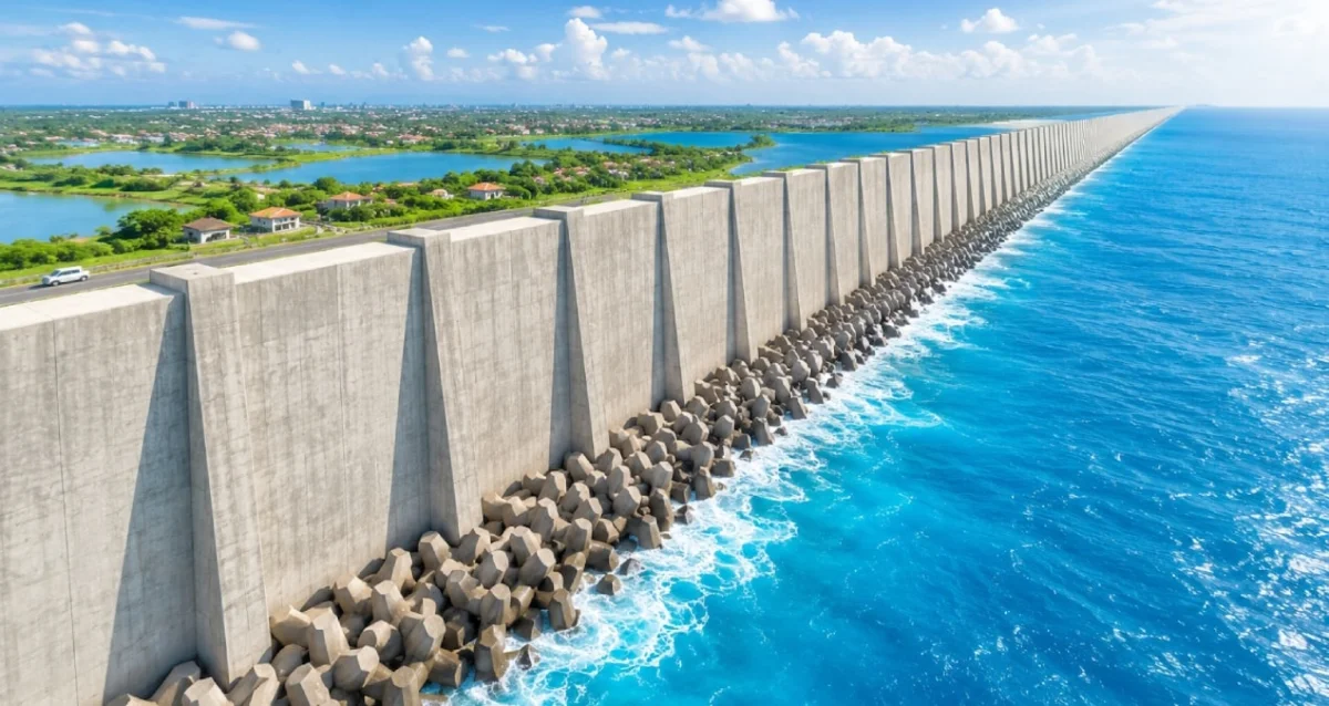 Denizin önüne 575 kilometrelik dev duvar örecekler