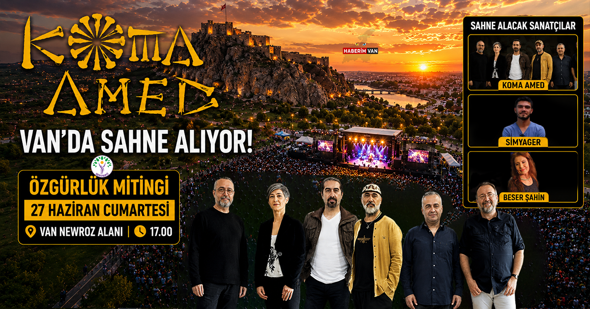Van'da Merakla Beklenen Koma Amed Konseri Netleşti! İşte Detaylar...