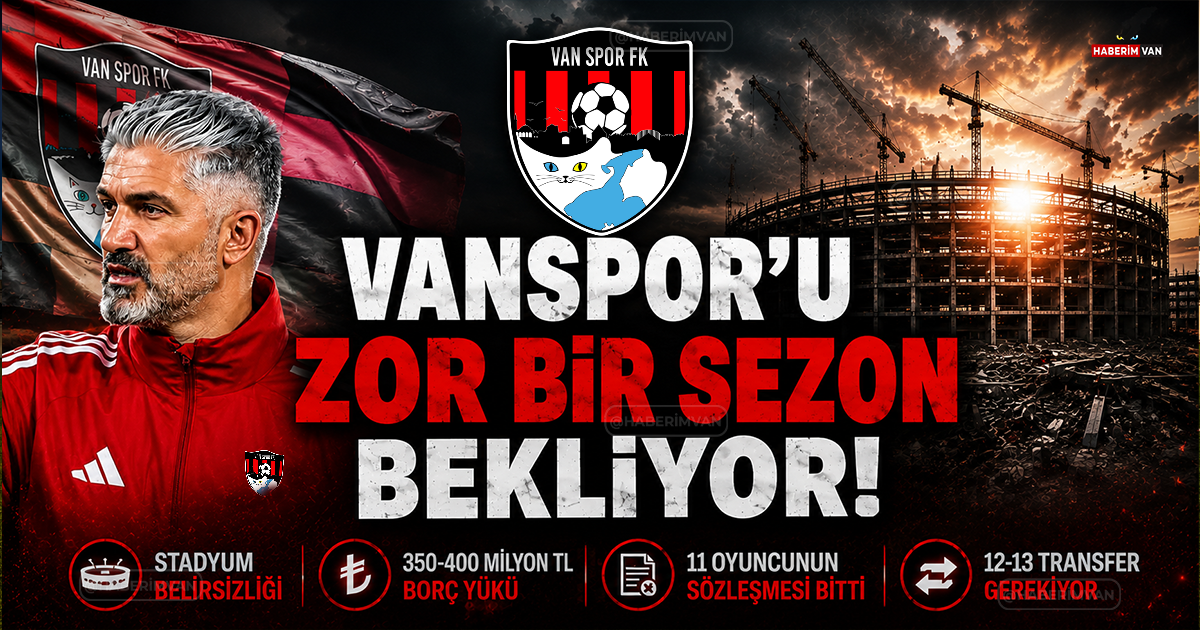 Vanspor'u zorlu bir sezon bekliyor: Stat belirsizliği, borç yükü ve transfer mesaisi