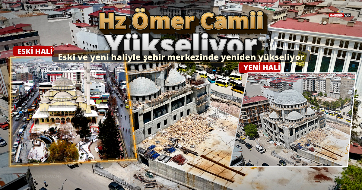 Hazreti Ömer Camii Hızla Tamamlanıyor