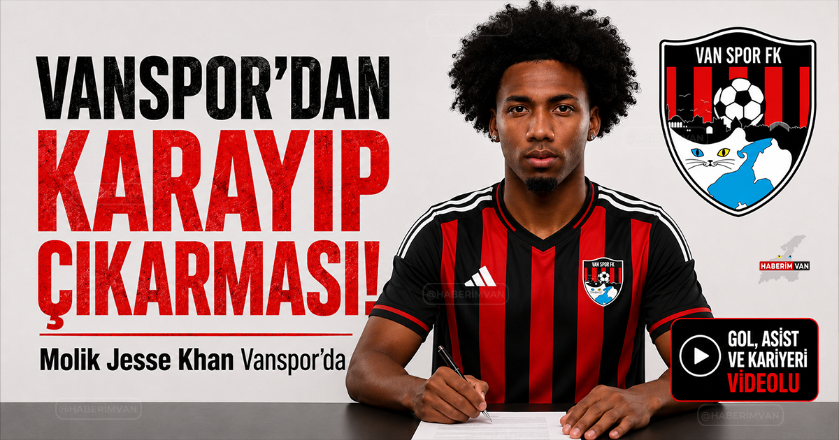 Vanspor'dan Karayip Çıkarması!  Molik Jesse Khan İmzayı Attı