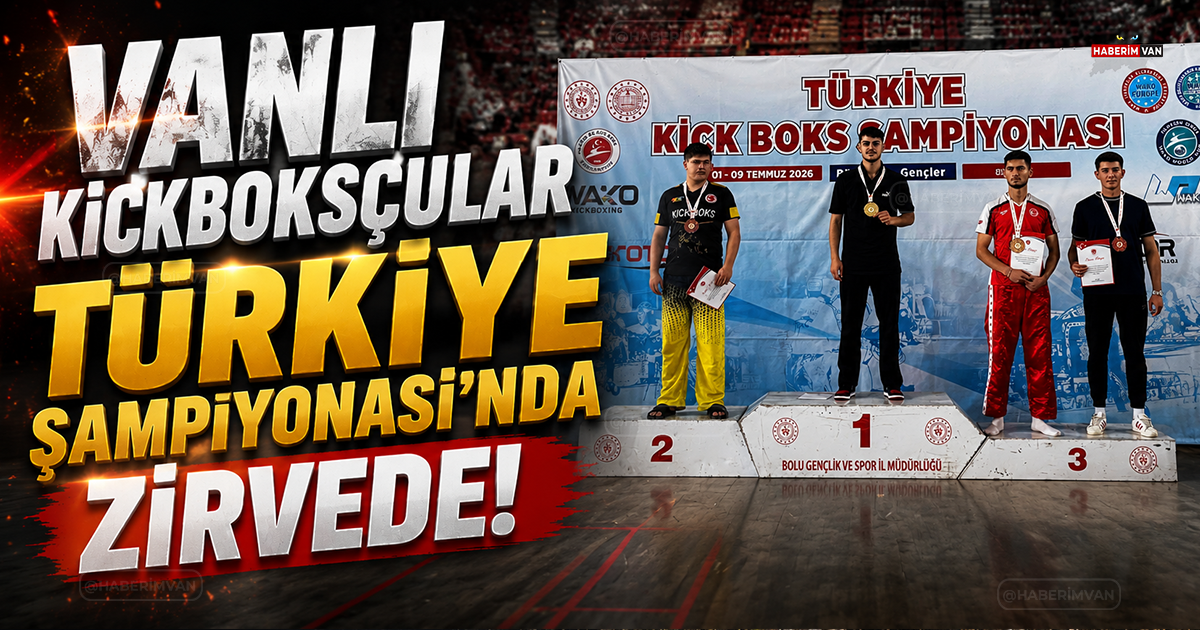 Vanlı Gençlerden Türkiye Kickboks Şampiyonası'nda Büyük Başarı