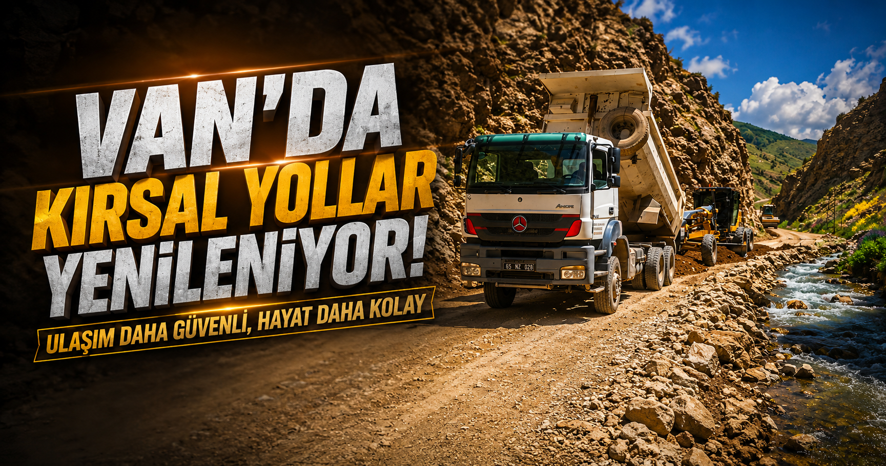 Van Büyükşehir Belediyesi'nden kırsal yollar için büyük seferberlik