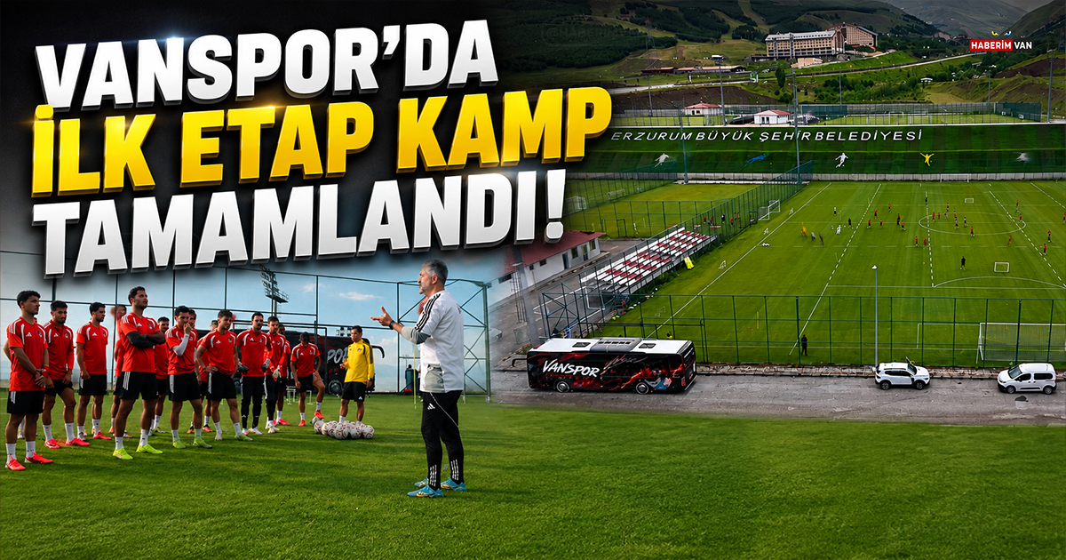 Vanspor'da İlk Etap Kamp Tamamlandı