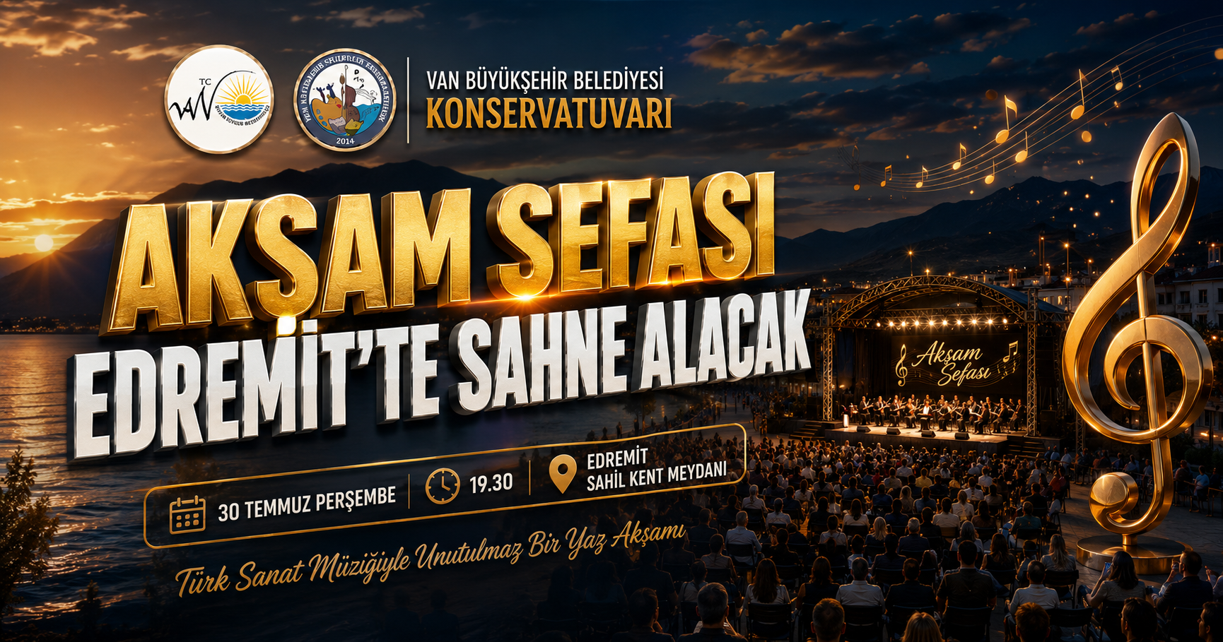 Van'da yaz akşamına sanat molası: Akşam Sefası Topluluğu sahne alacak