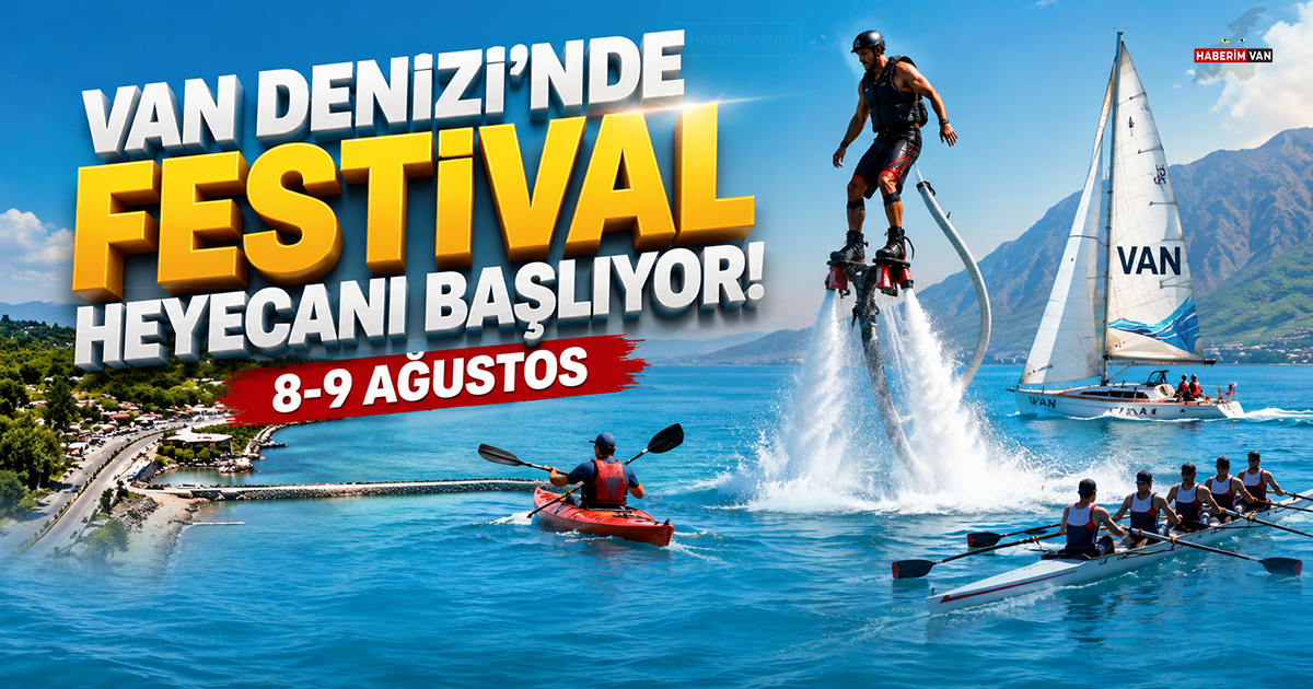 12. Van Denizi Su Sporları Festivali 8-9 Ağustos'ta Başlıyor