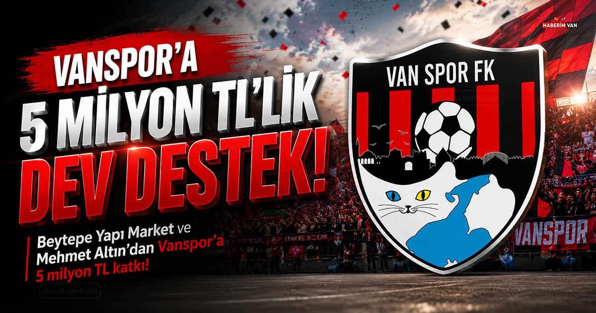 Vanspor'a Beytepe Yapı Market'ten 5 milyon TL'lik  destek