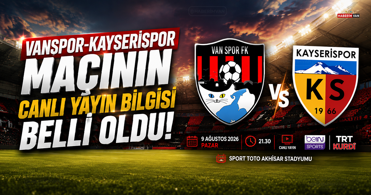 Vanspor-Kayserispor maçının canlı yayın kanalları belli oldu