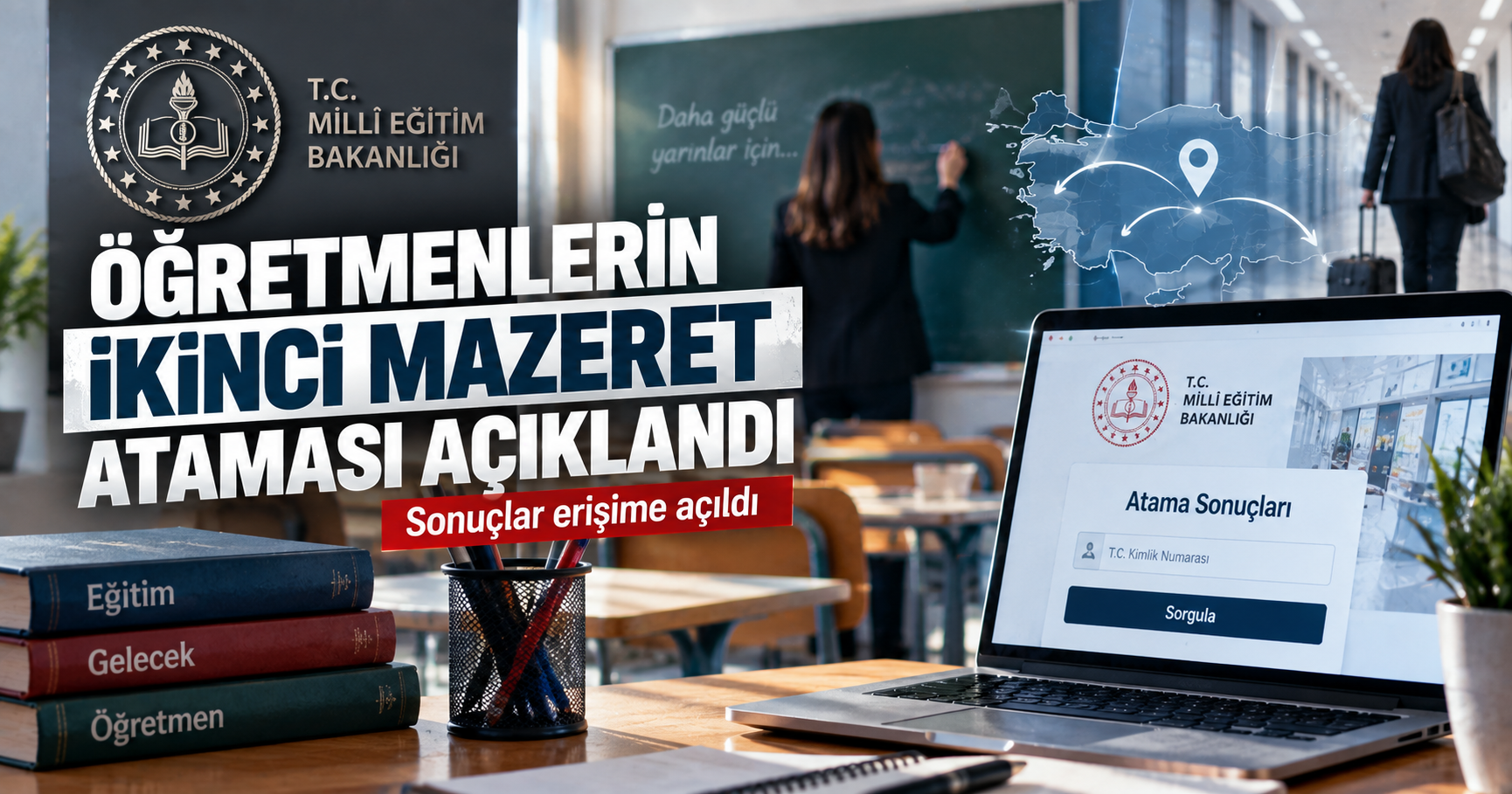 Öğretmenlerin ikinci mazeret atama sonuçları açıklandı