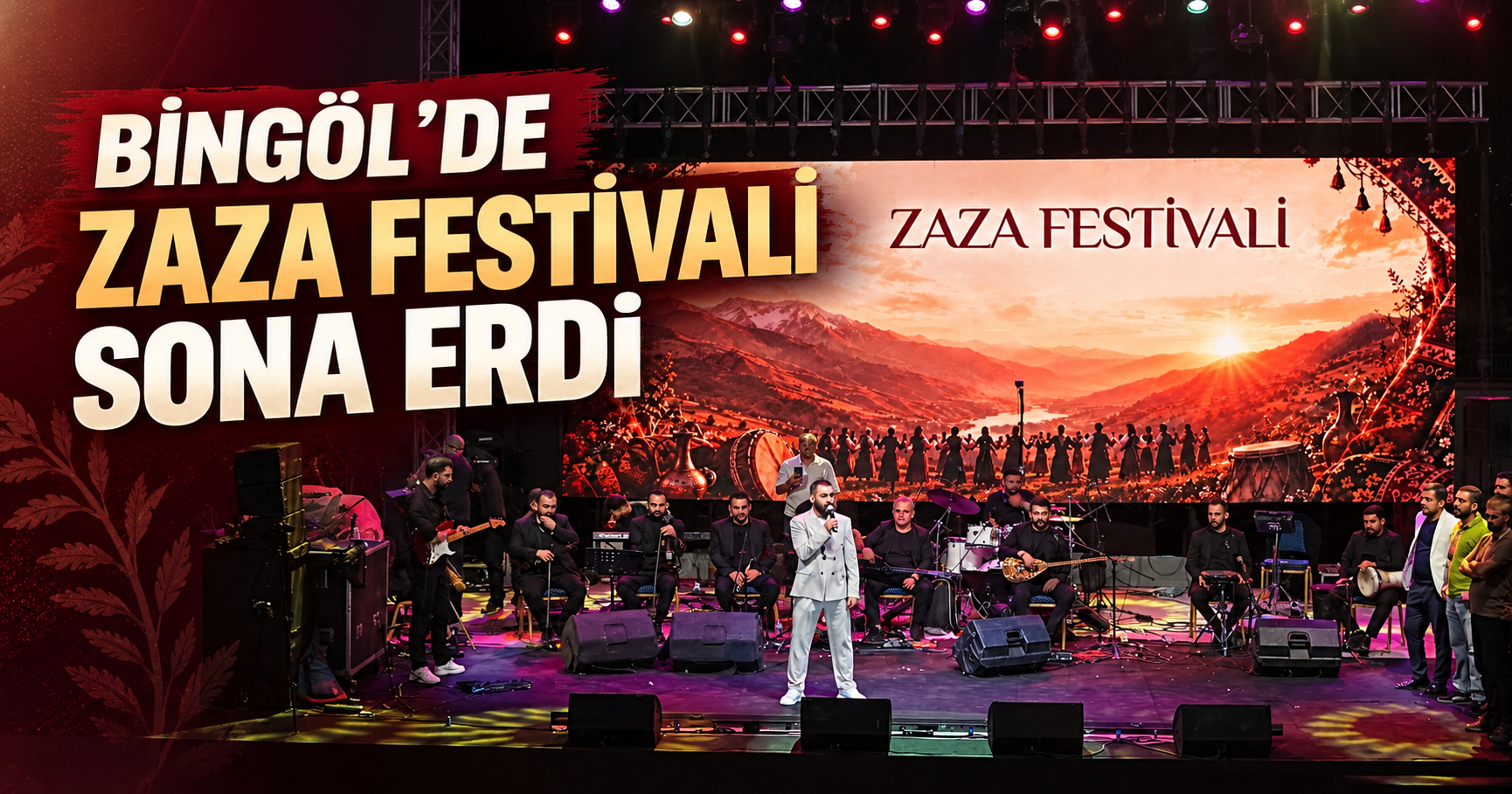 Bingöl’de Zaza Festivali sona erdi