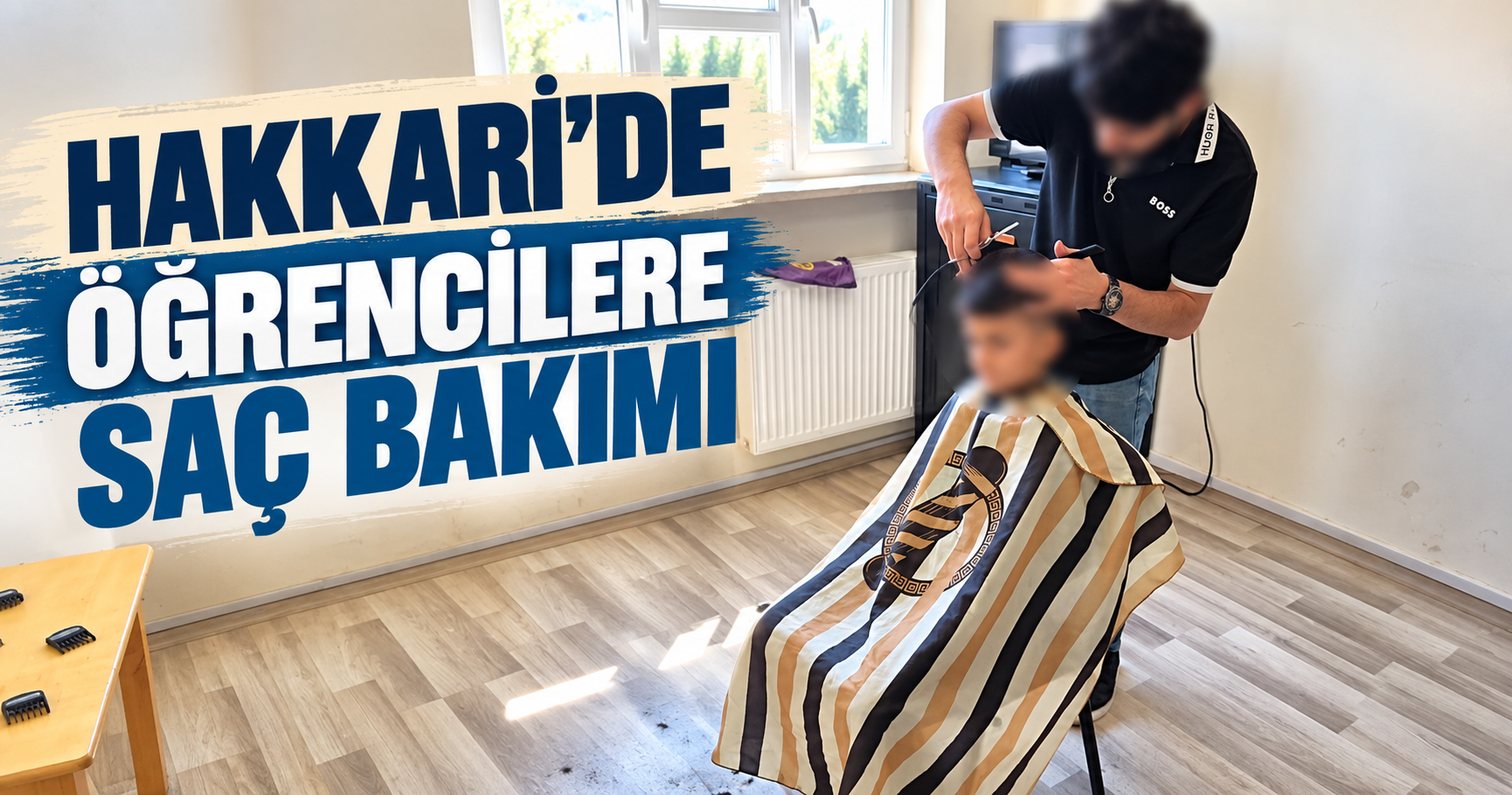 Hakkari’de köy okulundaki öğrenciler için anlamlı destek