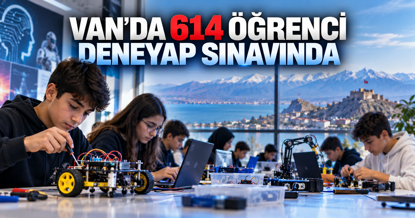 Van ve Bitlis’te Deneyap sınavı: Öğrenciler teknoloji için yarıştı