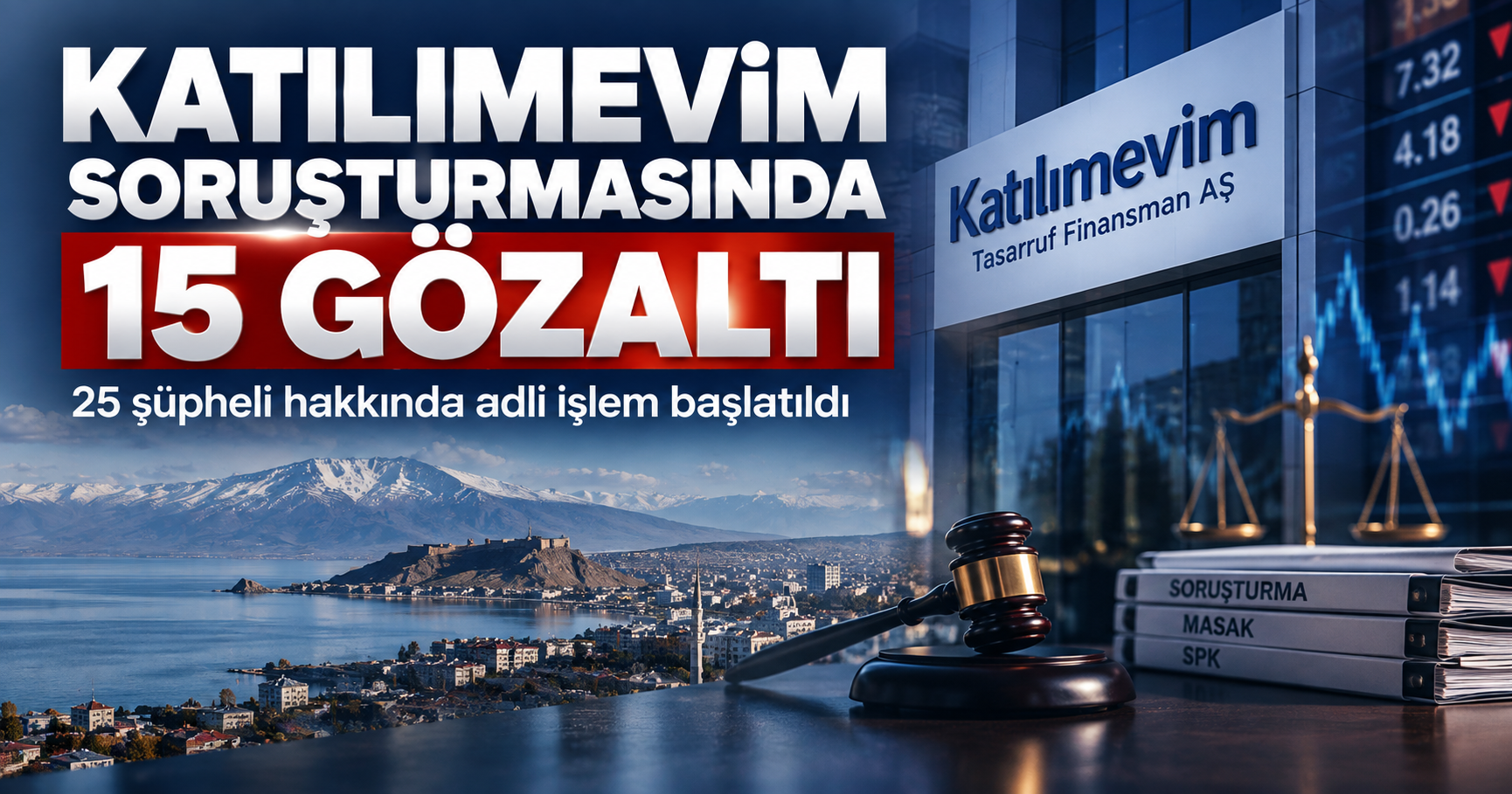 Van’da da şubeleri bulunan Katılımevim’e soruşturma: 15 gözaltı