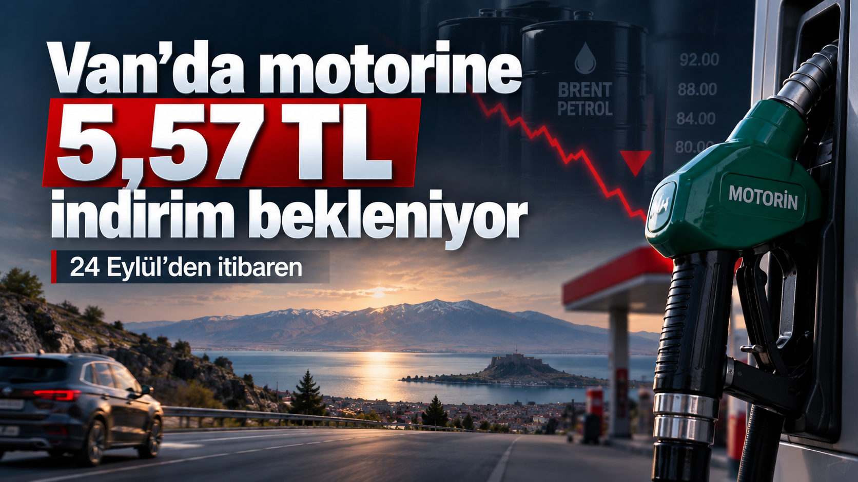 Van’da motorine 5,57 TL indirim bekleniyor