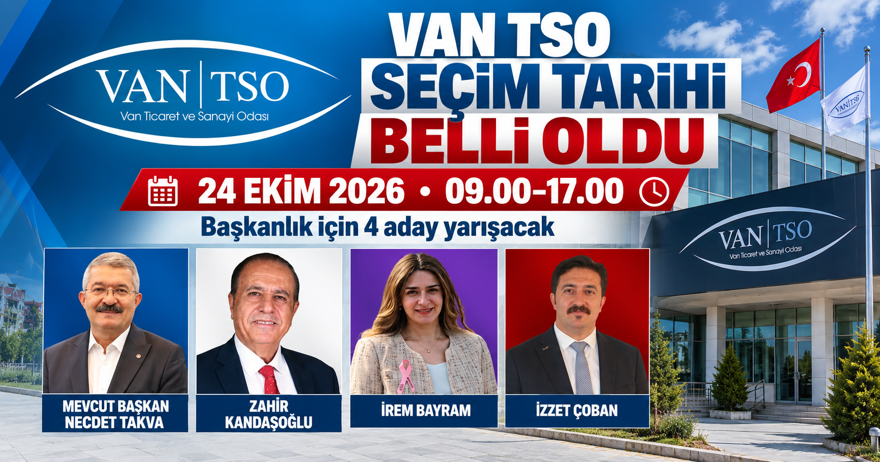 Van TSO seçim tarihi belli oldu: 4 aday yarışacak - ANKET