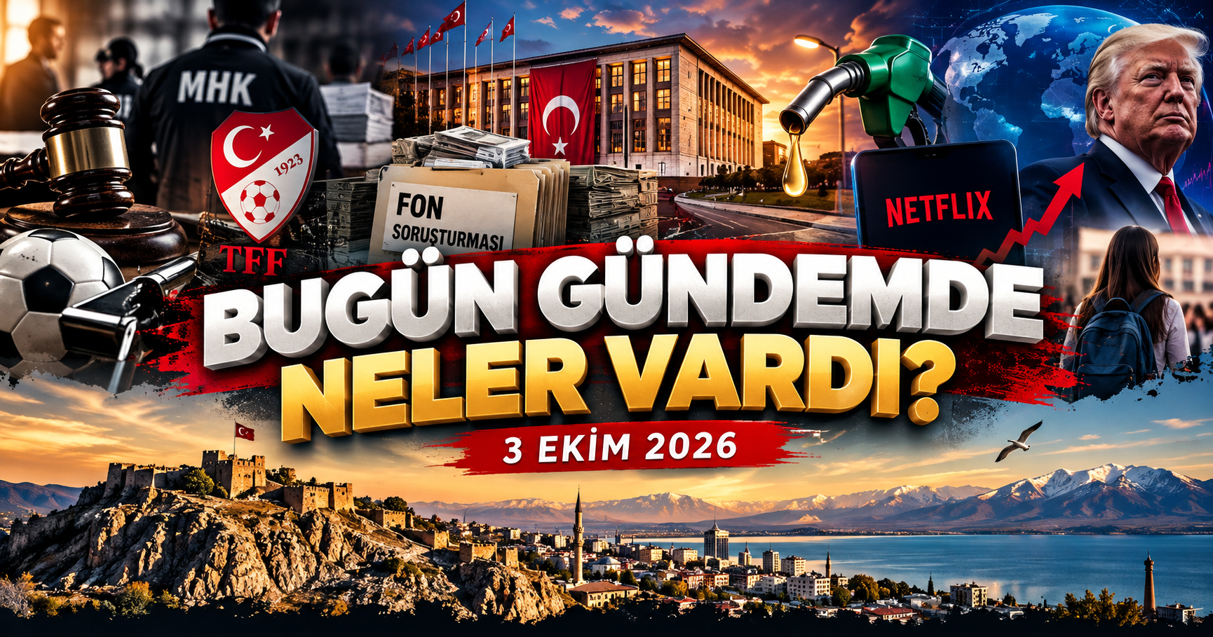 Bugün gündemde neler vardı? – 3 Ekim 2026