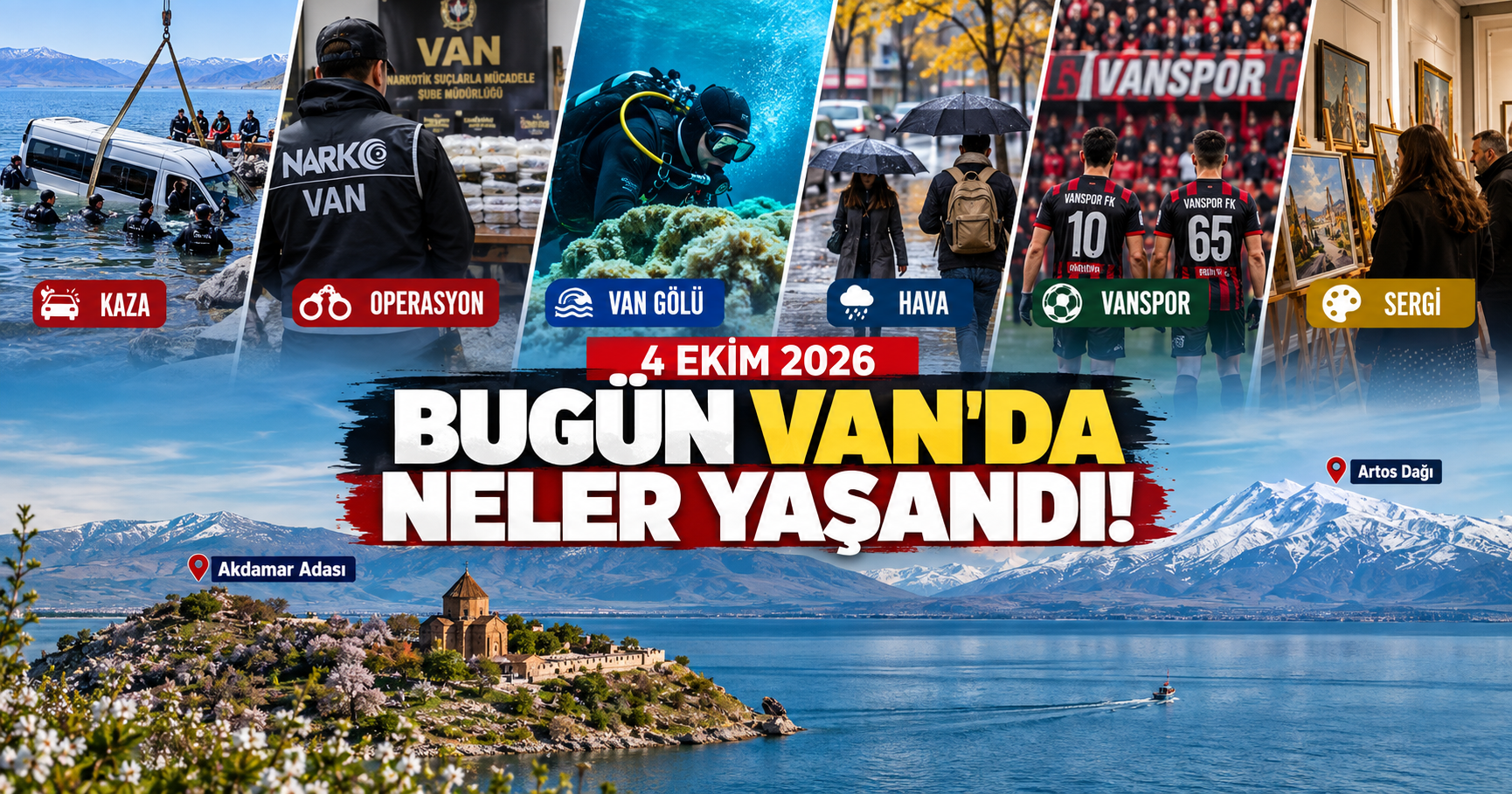 Van'da Bugün neler yaşandı! 4 Ekim 2026