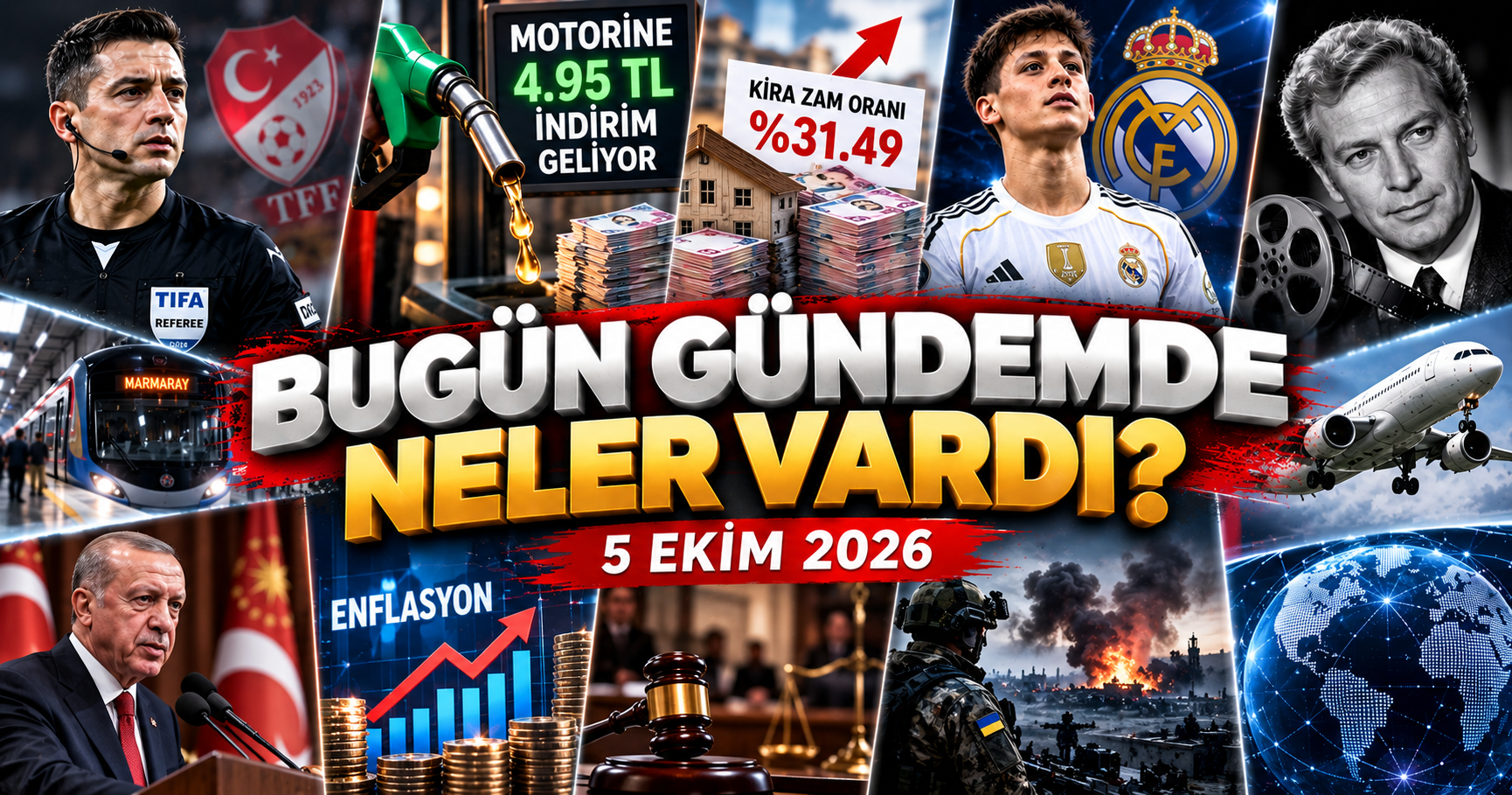 Bugün gündemde neler vardı? – 5 Ekim 2026 Salı Günün Özeti