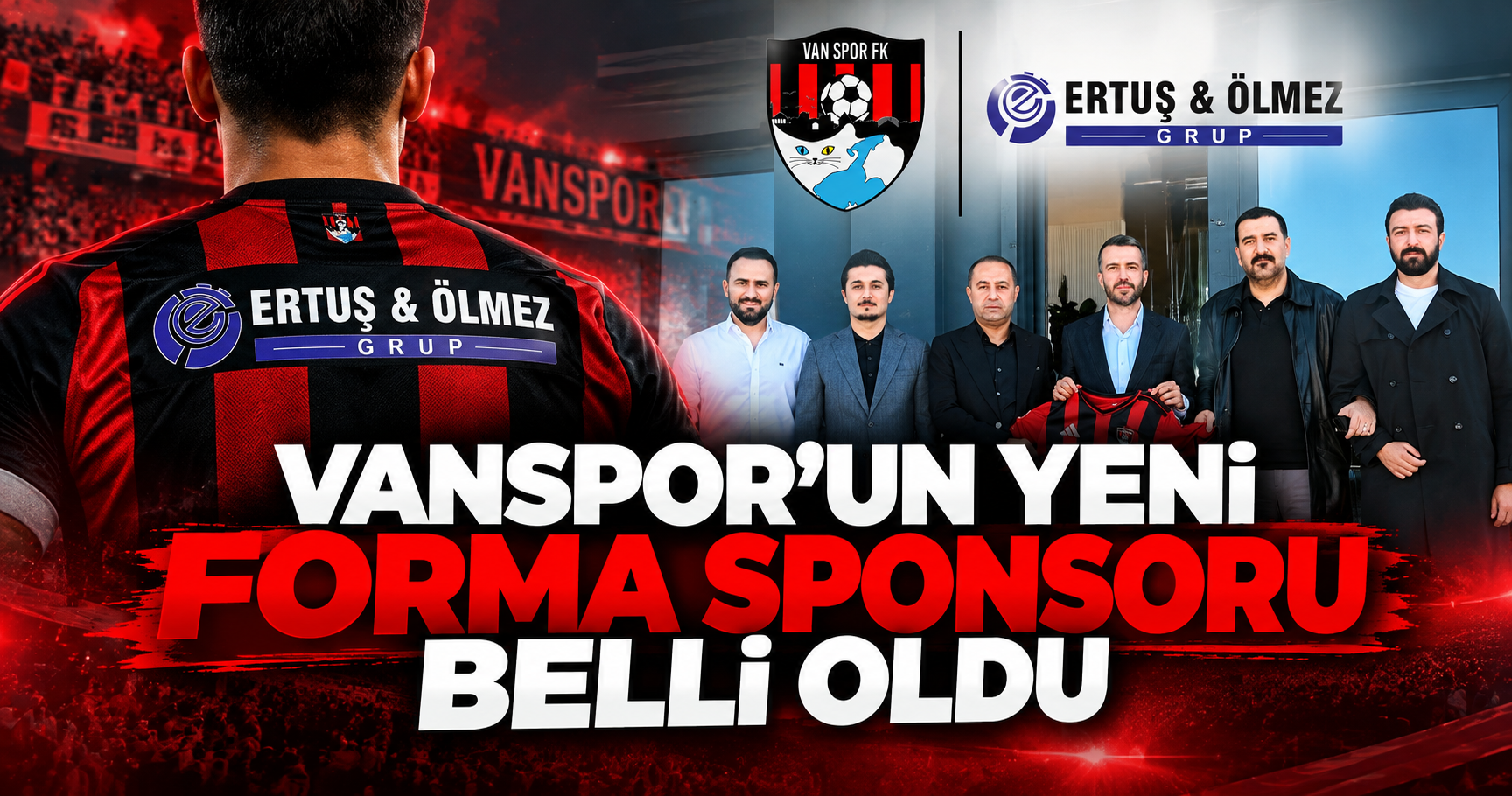 Vanspor’un yeni forma sırt sponsoru belli oldu