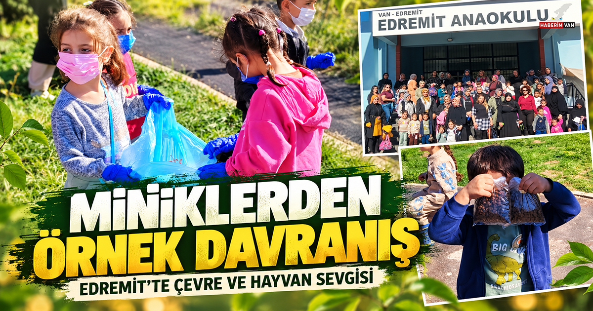 Van’da Miniklerden Örnek Çevre Hareketi!