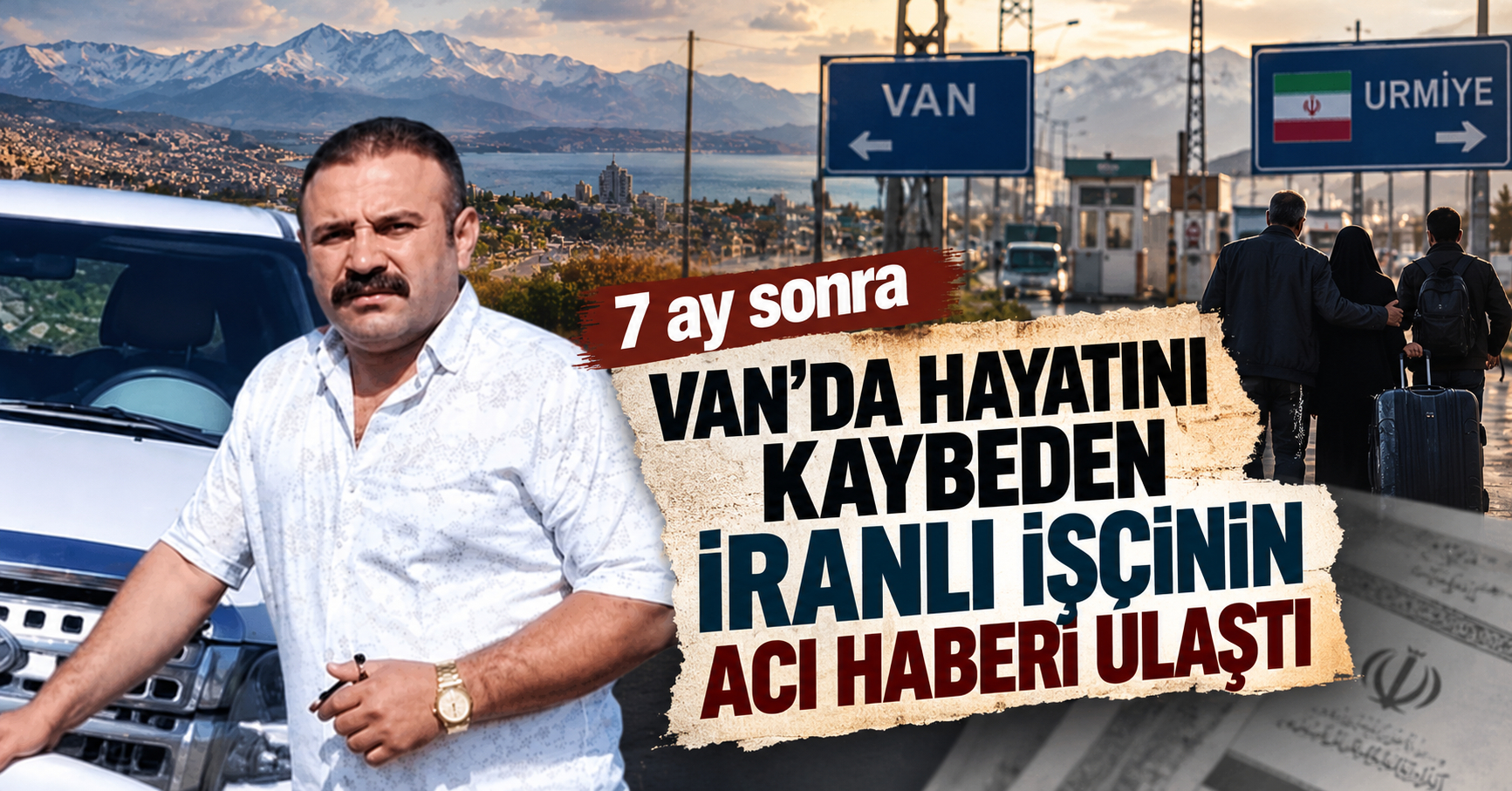 Van’da hayatını kaybeden İranlı işçinin acı haberi 7 ay sonra ulaştı