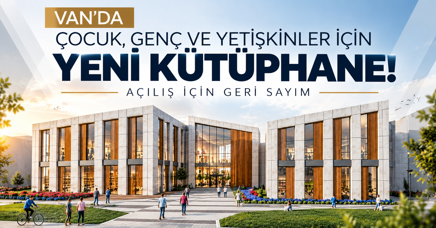 Van’da Çocuk Genç ve Yetişkinler İçin Yeni Kütüphane! Açılış İçin Geri Sayım