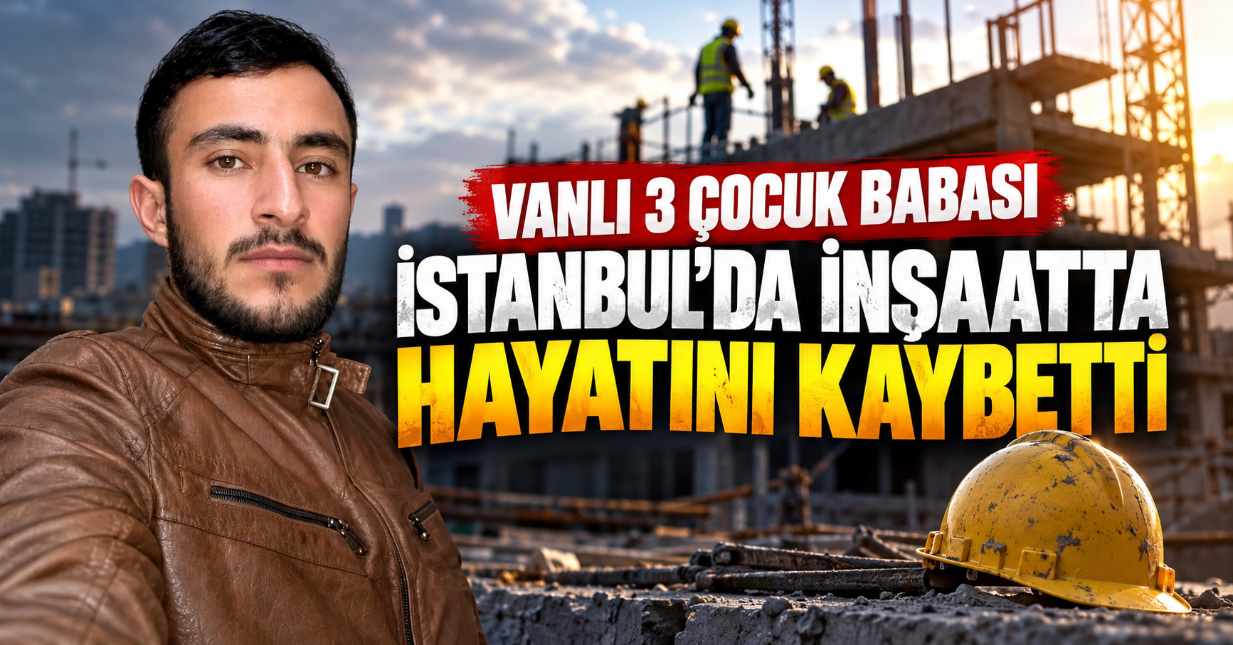 Vanlı 3 çocuk babası İstanbul’da inşaatta hayatını kaybetti