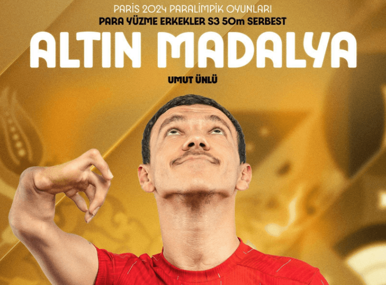 Vanlı Umut Ünlü Türkiye'nin Yüzmede İlk Altın Madalyasını Aldı