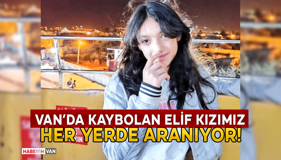 Van'da Kayıp Genç Kız Elif: Her Yerde Aranıyor!