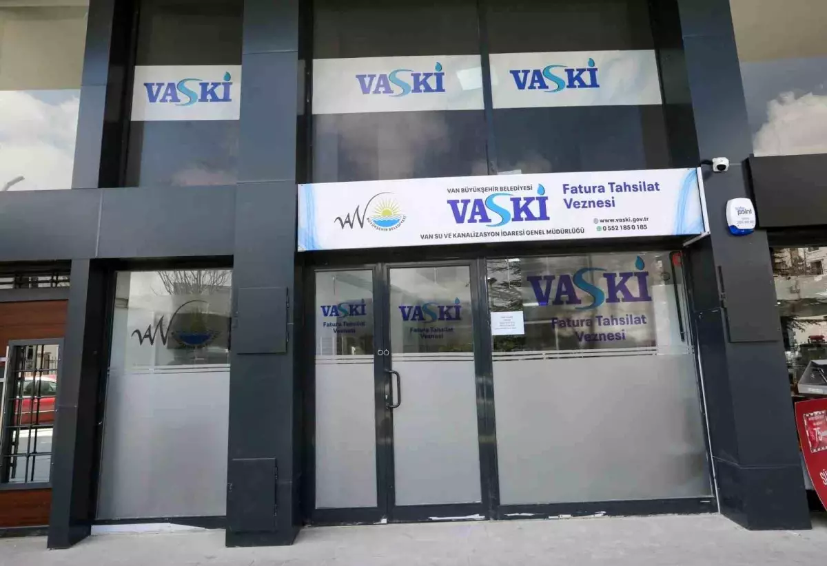VASKİ’den Yeni Su Tahsilat Veznesi!