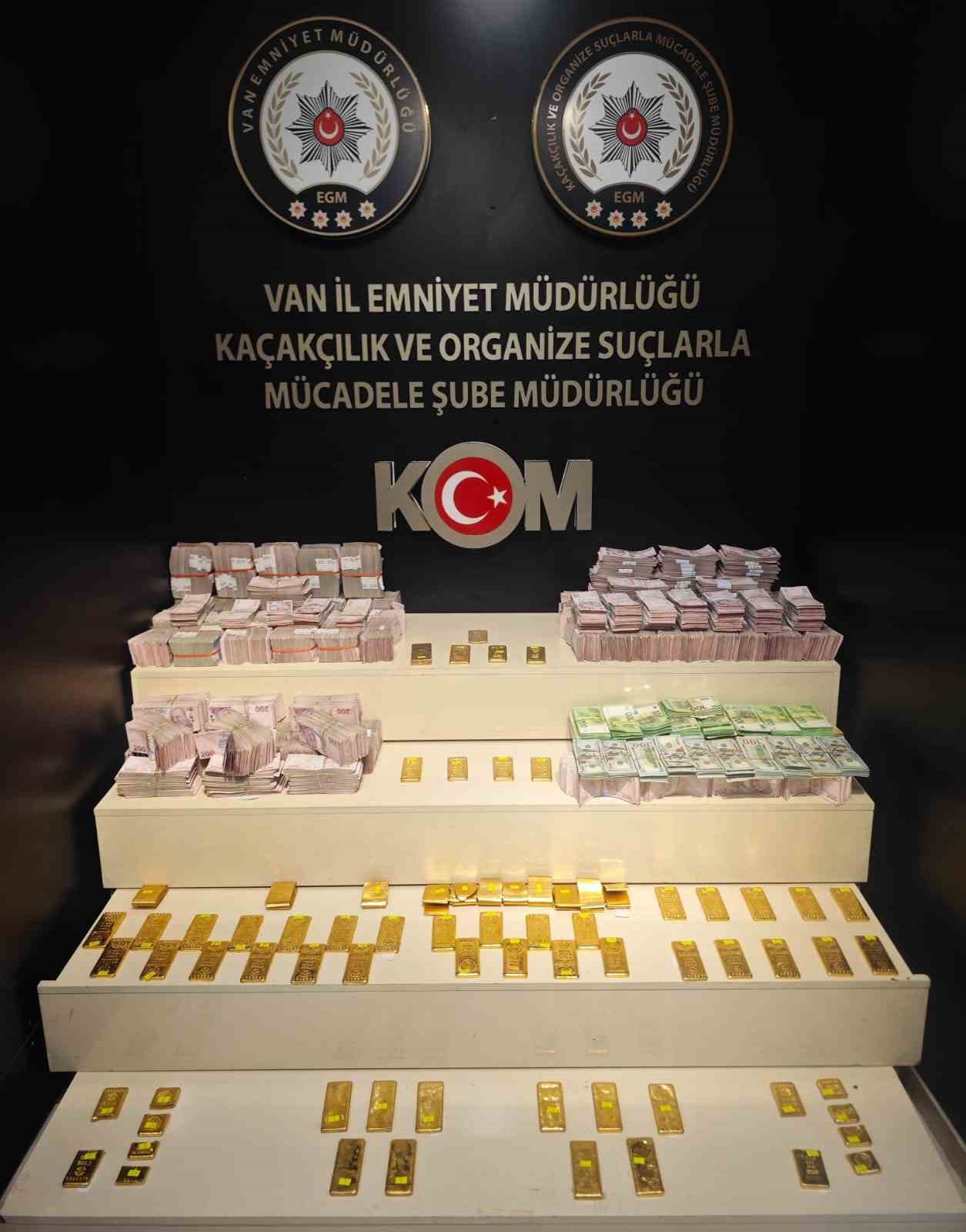 Van’da Dev Operasyon: Altın ve Milyonlarca Lira Ele Geçirildi