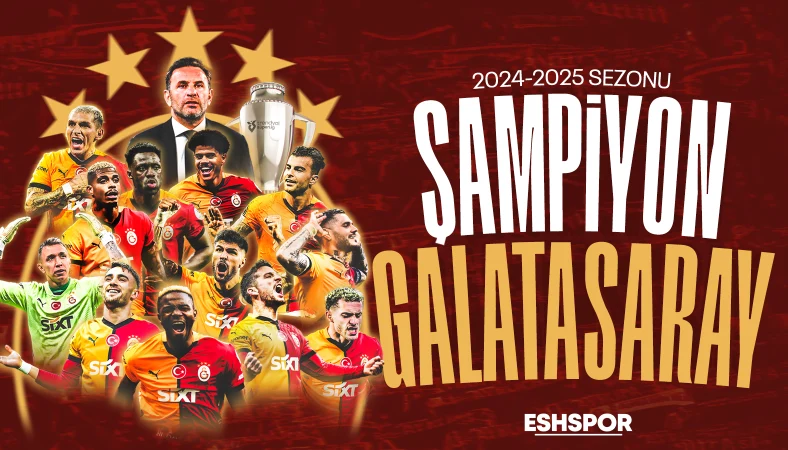 Galatasaray Tarih Yazdı: 5. Yıldızla Süper Lig Şampiyonu!