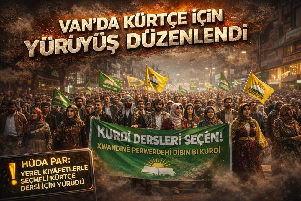 Van'da Kürtçe Seçmeli Ders İçin Yürüyüş Düzenlendi