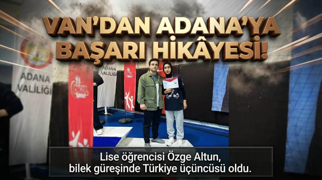 Özalplı Lise Öğrencisi Özge, Türkiye Üçüncüsü Oldu