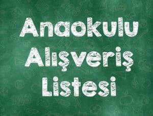 Anaokulu ve 1. Sınıflarda İhtiyaç Listesi Tartışmaları