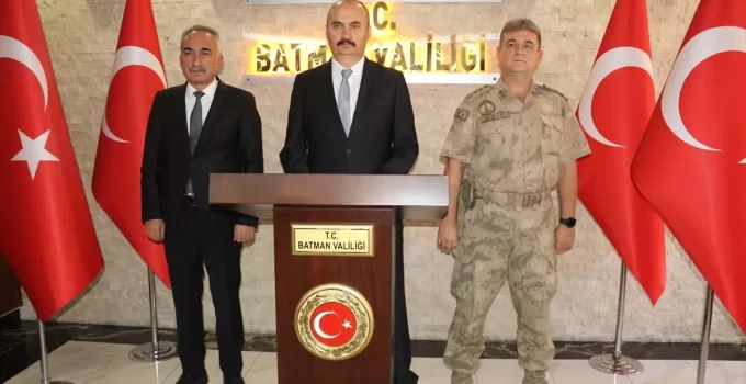 Batman’da Asayiş ve Güvenlik Değerlendirme Toplantısı Gerçekleştirildi