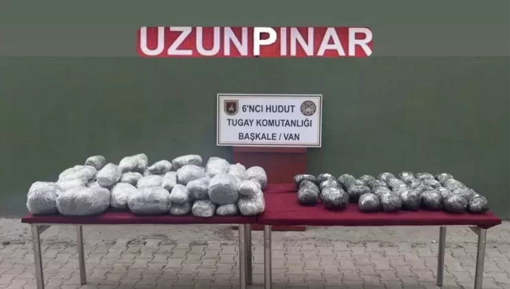 Van Hudut Hattında 57 Kilo Uyuşturucu Ele Geçirildi