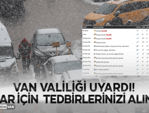 Van’da Yağış ve Kar Uyarısı: Tedbirli Olun!
