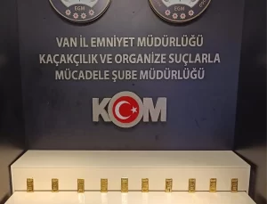 Van’da 20 Kilogram Kaçak Altın Ele Geçirildi!