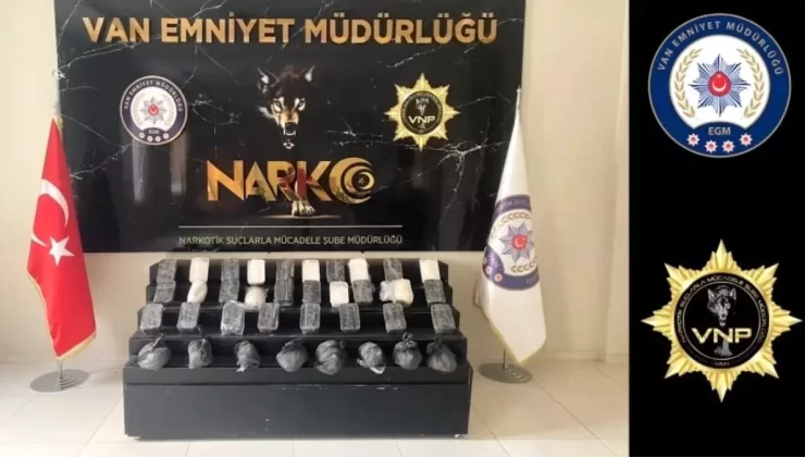 Van’da Narkotik Operasyonu: 26 Kilo Metamfetamin Ele Geçirildi