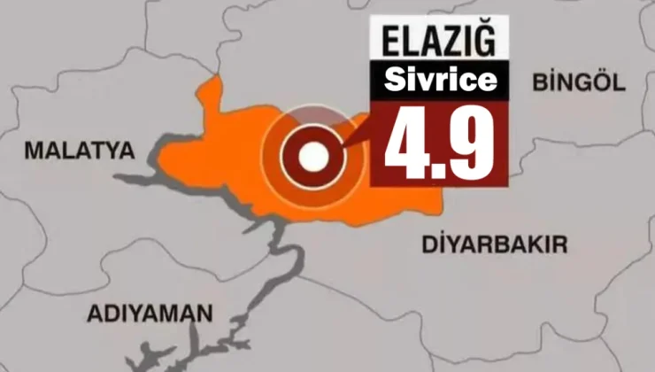Elazığ Sivrice’de 4,9 Büyüklüğünde Deprem!