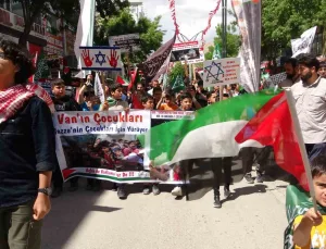 Van’da Çocuklardan Gazze İçin Sessiz Çığlık