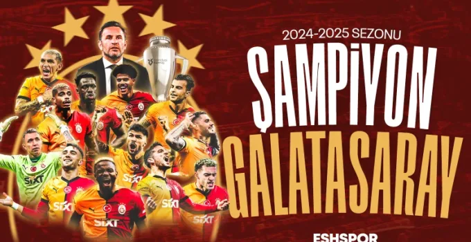 Galatasaray Tarih Yazdı: 5. Yıldızla Süper Lig Şampiyonu!