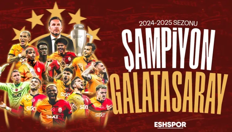 Galatasaray Tarih Yazdı: 5. Yıldızla Süper Lig Şampiyonu!