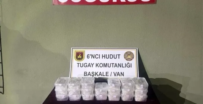 Van Sınırında Uyuşturucu Operasyonu: 22 Kilo Madde Ele Geçirildi