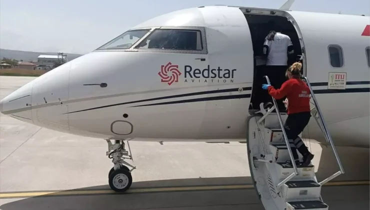Van’da Kalp Yetmezliği Olan 26 Günlük Bebek Ambulans Uçakla İstanbul’a Sevk Edildi