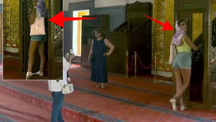 Hüsrev Paşa Camii’nde Turist Tepkisi