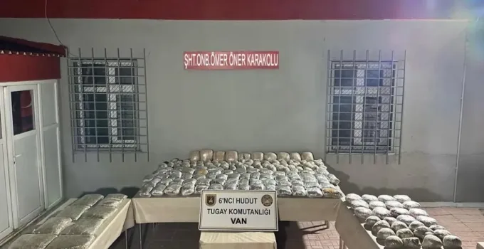 Van Hudut Hattında 117 Kilo Uyuşturucu Ele Geçirildi